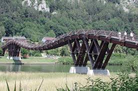 Holzbrucke Bridge Made Of Wood Wooden Bridge Pedestrian Bridge Bridge