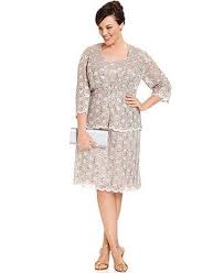 Mother Of The Bride R Amp M Richards Plus Size Sleeveless Sequined Lace Dress And Jacket Plus Size Dresses Plus Dresses Dressy Dresses