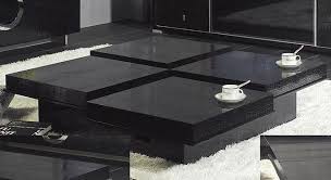 Table storage wire basket round coffee end tables nesting for decoration. Black Coffee Table With Hidden Storage