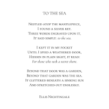 I love this poem from the good witch, season 3 finale. Ellis Nightingale