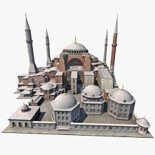 Hagia Sophia Low Poly 3d Model Ad Sophia Hagia Model Poly In 2020 Hagia Sophia 3d Model Low Poly 3d Models