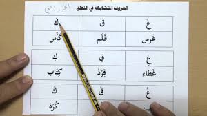 الحروف المتشابهة في النطق الجزء ٣ لغتي الصف الأول Youtube