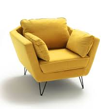 Bergamotte x la redoute interieurs. Fauteuil Velours Topim Jaune Moutarde La Redoute Interieurs La Redoute Mobile Fauteuil Velours Fauteuil Design Fauteuil