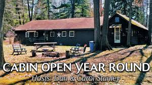 It is a rustic cabin with wood floors, but offers all modern amenities. Cabin Cook Forest At The Woods Cabin Campground