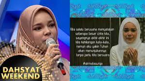 Ini adalah hal yang cukup jarang terjadi, dan saya merasa ini tantangan dan resiko baru yang akan saya ambil, kata reza. Kata Kata Mengharukan Dari Dewi Sandra Di Film Air Mata Surga Dahsyat 8 Nov 2015 Youtube