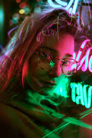 Is it possible to take portraits with neon lights? Neon Light Portrait On Behance