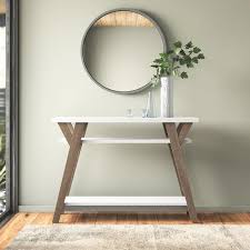 Wright 49 Console Table In 2020 Console Table Wood Console Table Contemporary Console Table
