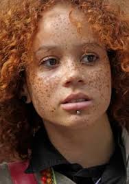 3 she has fair skin, long, fair, straight hair and brown eyes. 60 Black Ginger Ideas Natural Hair Styles Curly Hair Styles Red Hair