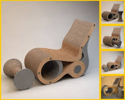 Modularly Green Cardboard Chair Hometone Cardboard Chair Cardboard Furniture Relaxing Chair