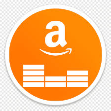 Amazon.com Amazon Prime Amazon Music Streaming media, music icon, text,  orange png | PNGEgg