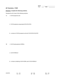 Chapter 16 Practice Multiple Choice Problems