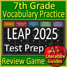 Some of the worksheets displayed are louisiana, parent guide to leap 2025 practice tests, fsa mathematics practice test questions, grade 4 english language arts practice test, collection of 4th grade leap released test items, 7th grade social. 7th Grade Leap 2025 Reading Test Prep Vocabulary Practice Review Game