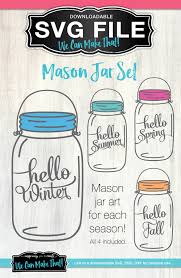 Download Mason Jar Svg Files For All Seasons And Fun Home Decor Items