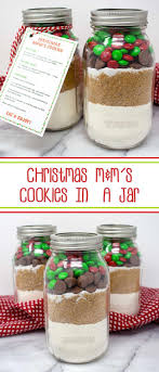 Christmas M M S Cookies In A Jar Recipe Christmas Recipes Easy Best Christmas Recipes Christmas Cookie Jars