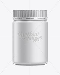 Download Large Plastic Jar With Lid Mockup In Jar Mockups On Yellow Images Object Mockups