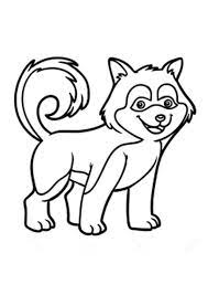 We have puppies, grown adults, cartoon style huskies and more. Coloring Pages Husky Puppy Coloring Pages