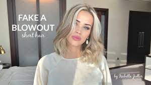 Aside from the size, a round brush can also vary in composition. How I Fake A Blowout For Short Hair Isabella Jedler Hair Tutorial Youtube