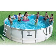 Piscine Tubulaire Pro Serie Hors Sol Ronde Diametre 4 57 Hauteur 1 22