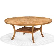 It includes a round dining table with an umbrella hole, and four dining chairs with arms and deep seats. Solomon 1 8m Round Teak Timber Outdoor Dining Table With Lazy Susan