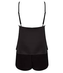Towel City Women S Satin Cami Short Pyjamas