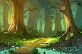 Here, we study the various types of stumps for our trees. Dailyart4 Landscape Art Art Background Anime Scenery
