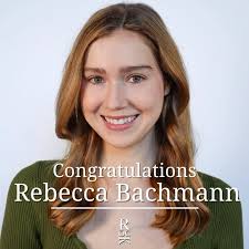 🎉 Congrats Rebecca Bachmann @rebeccabeingrebecca