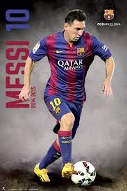 Lionel messi barcelona fc football large poster art print gift a0 a1 a2 a3 maxi. Lionel Messi Breakout Fc Barcelona Official La Liga Soccer Action Poster G E Spain Sports Poster Warehouse