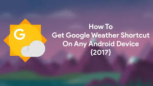Zobaczysz, że pogoda jest aktualizowana co godzinę. Force Add Google Weather Shortcut On Any Android Device Youtube