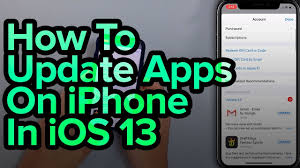 How To Update Apps On Iphone Ios 13 Youtube