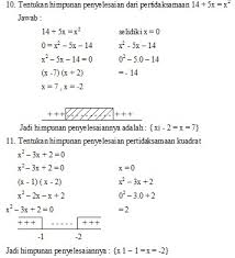 Jan 28, 2021 · peta konsep a. Contoh Soal Pertidaksamaan Kuadrat