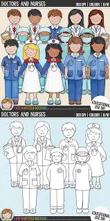 Advertisement ©2020 clipartpanda.com about terms movie subtitles number lookup. Doctors And Nurses Medical Staff People Clip Art For Teachers This Hand Painted Set Contains Coloured Clipart And Bla Nurse Clip Art Nurse Drawing Nurse Art