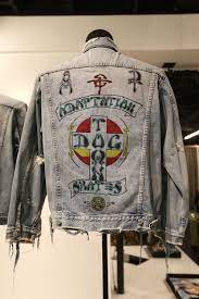 Dogtown Does Melrose Maxfield Celebrates Adaptation S Latest Skate Inspired Collection Painted Jacket Biker Style Clothes