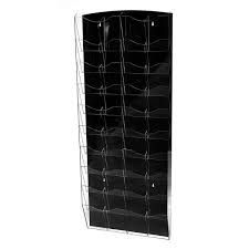We would like to show you a description here but the site won't allow us. Adiroffice 51 In X 20 In Black With Clear Acrylic Wall Mounted Hanging Brochure Magazine Rack With Adjustable Pockets 640 5120 Blk The Home Depot