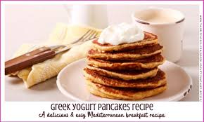 Add in whatever you like in pancakes! Fluffy Greek Yogurt Pancakes Recipe This Bitch Says