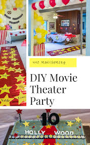 Children S Birthday Party At Home Ideas Diy Movie Theater Children Birthday Party Full Of All The On Theme Decorations And F Movie Theatre Birthday Party Movie Themed Party Movie Theme Birthday Party