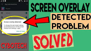 This will turn off screen overlay permission for that app. How To Turn Off Screen Overlay Detected 100 Solved Any Android Marshmallow Youtube