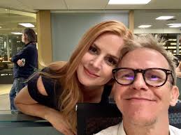 Sarah Rafferty and her husband, Santtu,