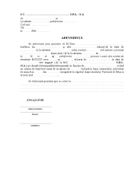 Adeverinta Salariat