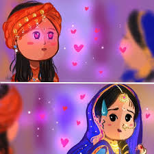 Love Is In The Air Quickdoodle Baldevi Animememes Radhakrishn Lovechibi Chibiart Funnyart Cute Krishna Krishna Radha Painting Krishna Art