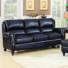 Dark Blue Leather Blue Leather Sofa Leather Sofa Living Room Blue Leather Couch