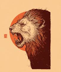 Nemean Lion Inktober 2019 Art Print By Ra In X Small Nemean Lion Art Art Prints