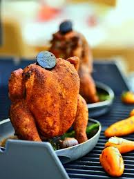 Chicken contains quite a bit of fat and has a tendency to burn if you leave the before roasting a whole chicken on your weber grill, check the manufacturer's instructions. Rezept Bierhahnchen Grillen Planungswelten