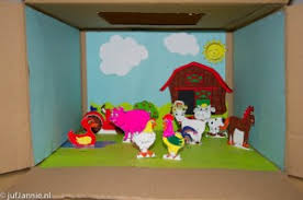 En klik hier voor nog meer kleurprenten boerderij kleurplaat printen op de boerderij kleurplaten. Kijkdoos Kinderboerderij Knutselen Juf Jannie Leren Met Kinderen