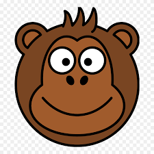 Face with tears of joy emoji the evil monkey, emoji, hand, head png. Cartoon Monkey Face Clipart Monkey Head Clipart Png Download 5233674 Pinclipart