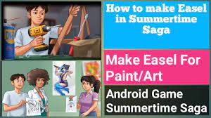 How to make Easel for paint/Art in Summertime Saga Game | Summertime Saga  game | GAMES! - YouTube