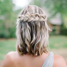 Questions about hairstyles for brides and bridesmaids. 26 Stunning Wedding Hairstyle Ideas For Lobs