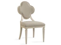 Get 5% in rewards with club o! Bassett Mirror Chloe Antique White Ivory Side Dining Chair Ba5080dr800