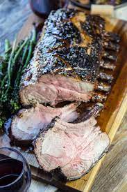Grilled Rack Of Pork With Apricot Herb Glaze - Vindulge