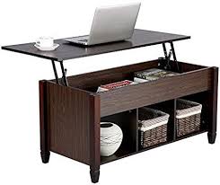 Amazon Com Yaheetech Lift Top Coffee Table With Hidden Storage Compartme In 2020 Wood Lift Top Coffee Table Coffee Table With Hidden Storage Coffee Table With Storage