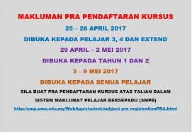 Jadwal perkuliahan semester genap ta. Facebook